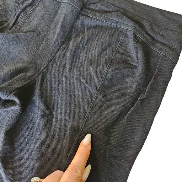 Vince Women's Black Knit Legging Pants Seam Detail size 8 - Picture 7 of 15
